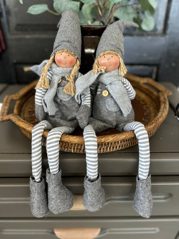 Winter Dolls with Dangle Legs