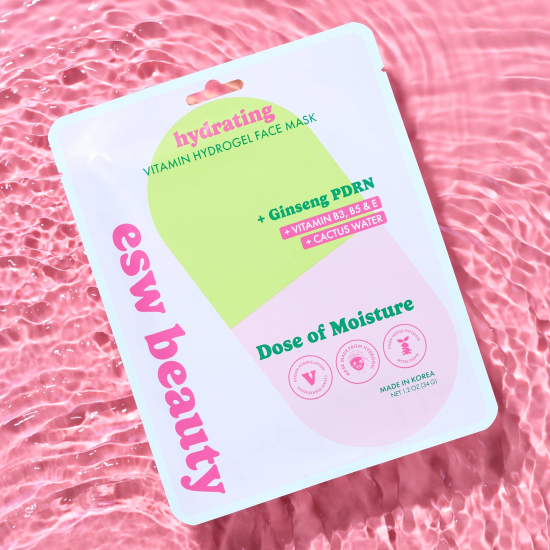 Dose of Moisture Hydrating Hydrogel PDRN Face Mask: 1 pc