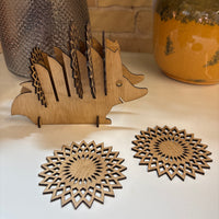 Hedgehog Coasters