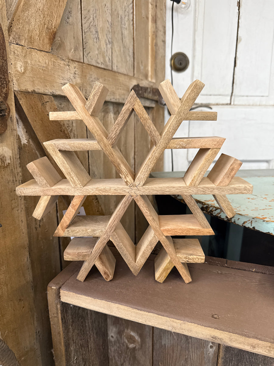 Natural Mango Cutout Snowflake