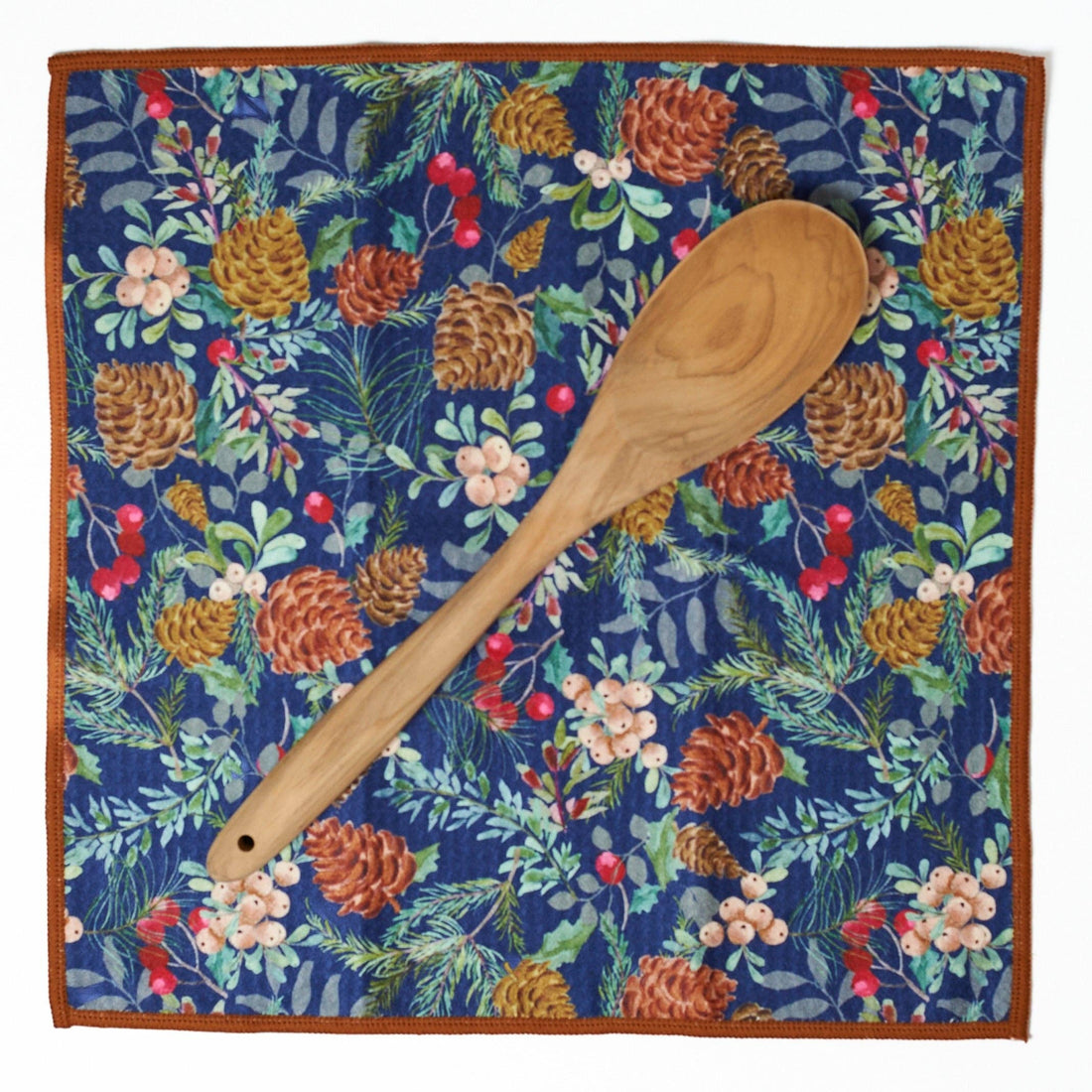 Mighty Mini Towel (Set of 3) - Festive Pine: Blue
