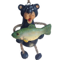 Bear With Fish Ornament