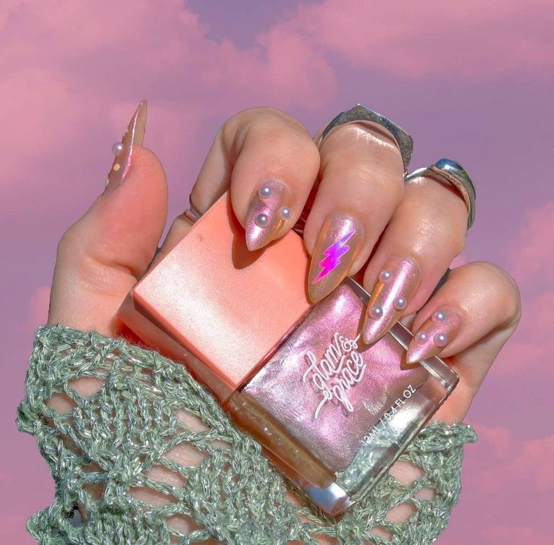 Glam & Grace Nail Polish - Pink Skies
