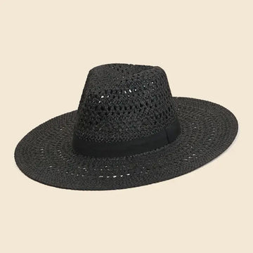 Braided Cowboy Hat - Black