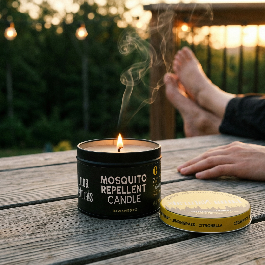 Mosquito Repellent Candle — Camping | Citronella