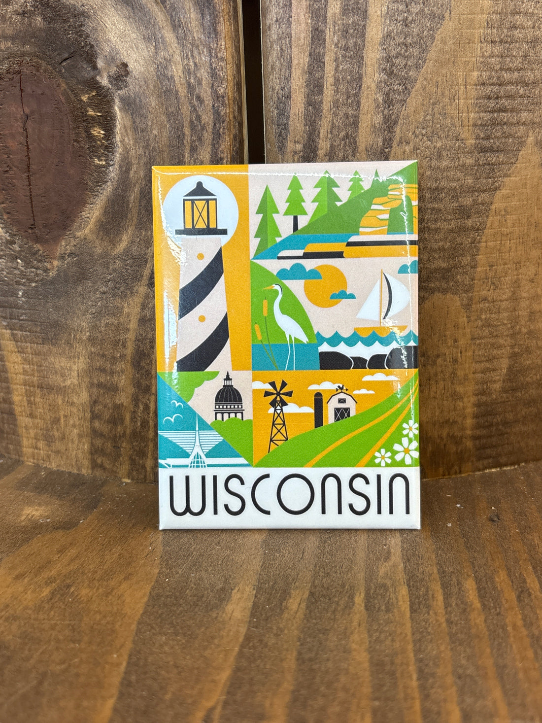 Wisconsin Scenes Magnet