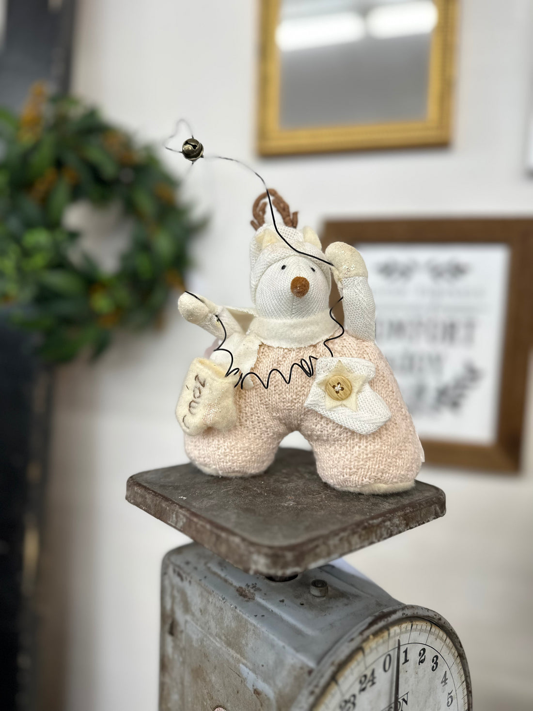 Mouse With Antlers Shelf Sitter