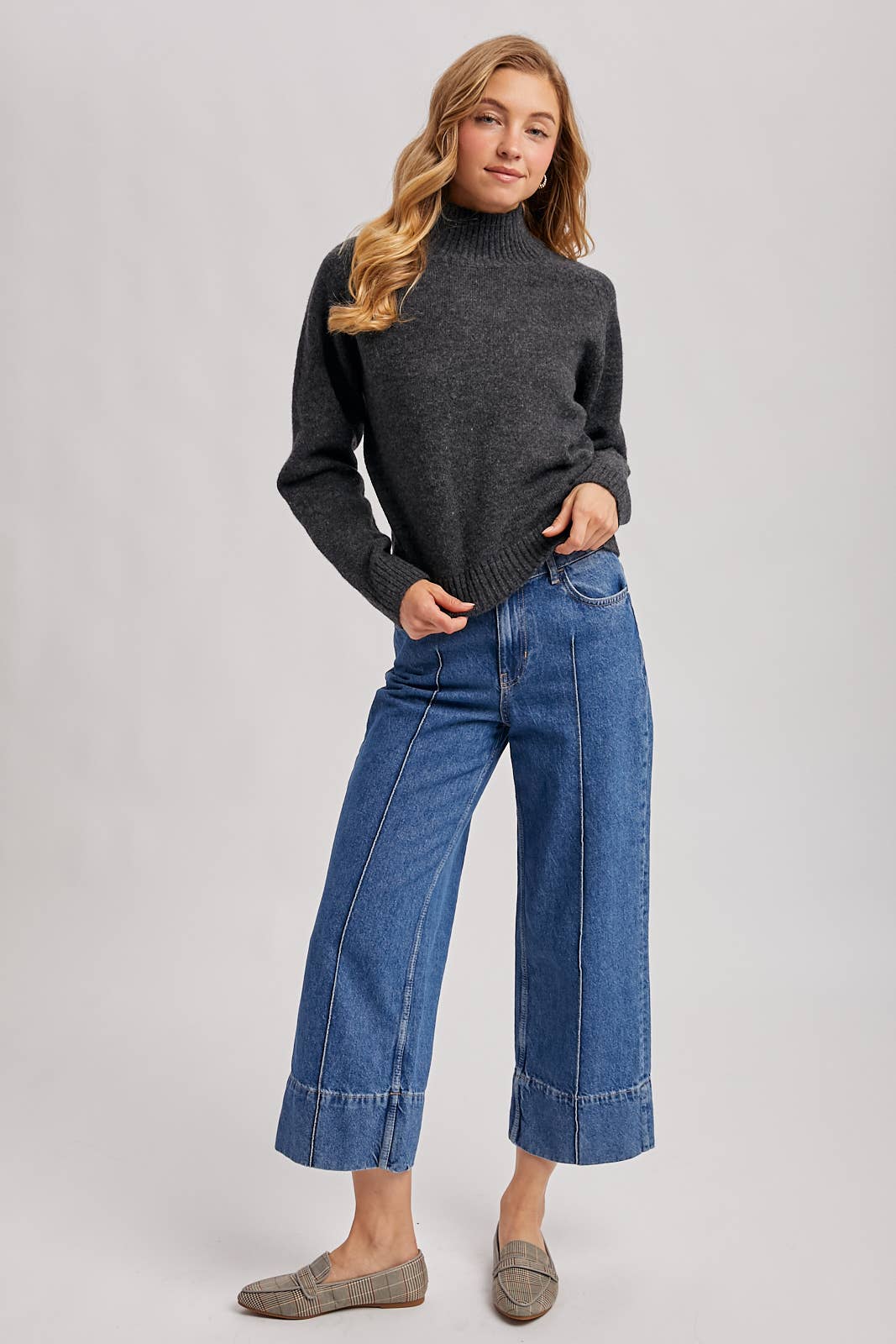 Moonlit Charcoal Sweater