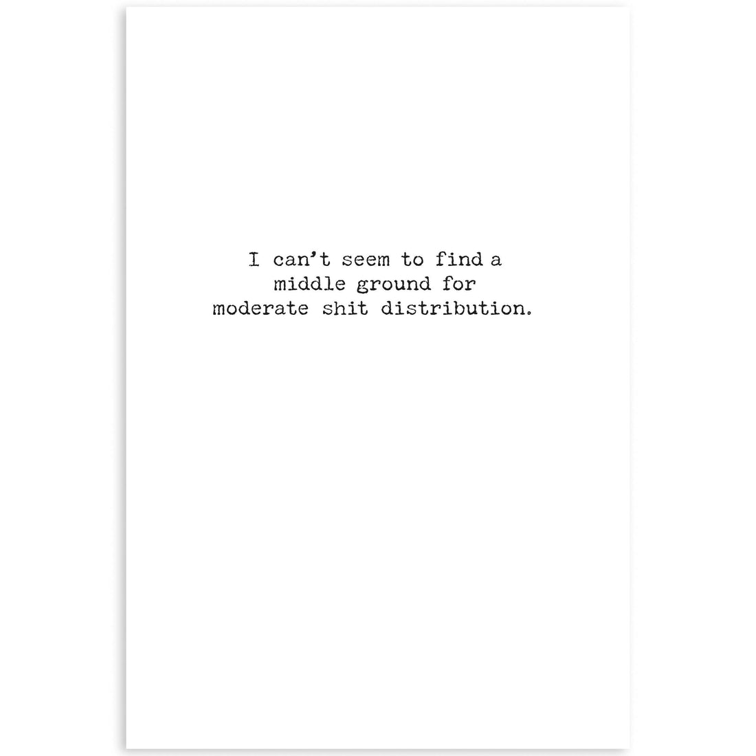 Distribution Greeting Card