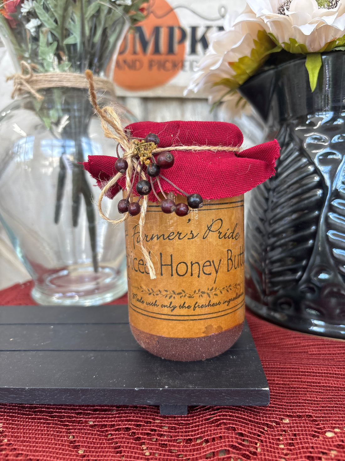 Farmer's Pride Spiced Honey Butter Decorative Jar