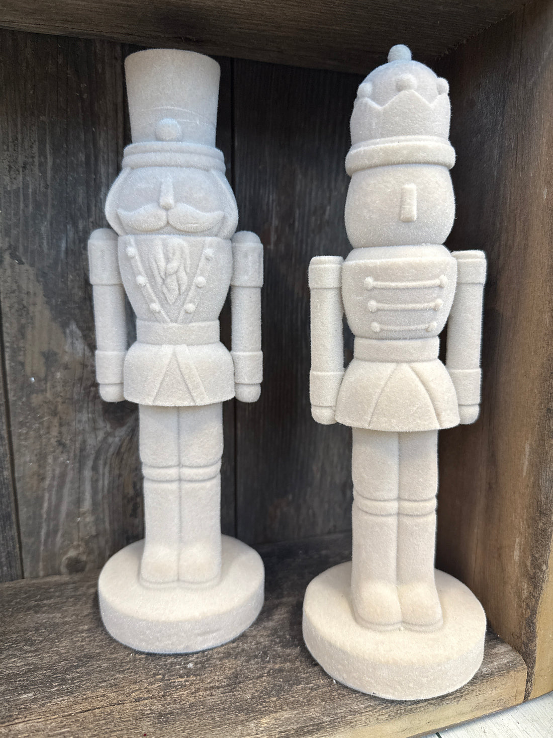 Ivory Velvet Nutcracker