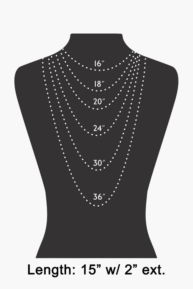 Cubic Zirconia Pave Double Cross Pendant Necklace