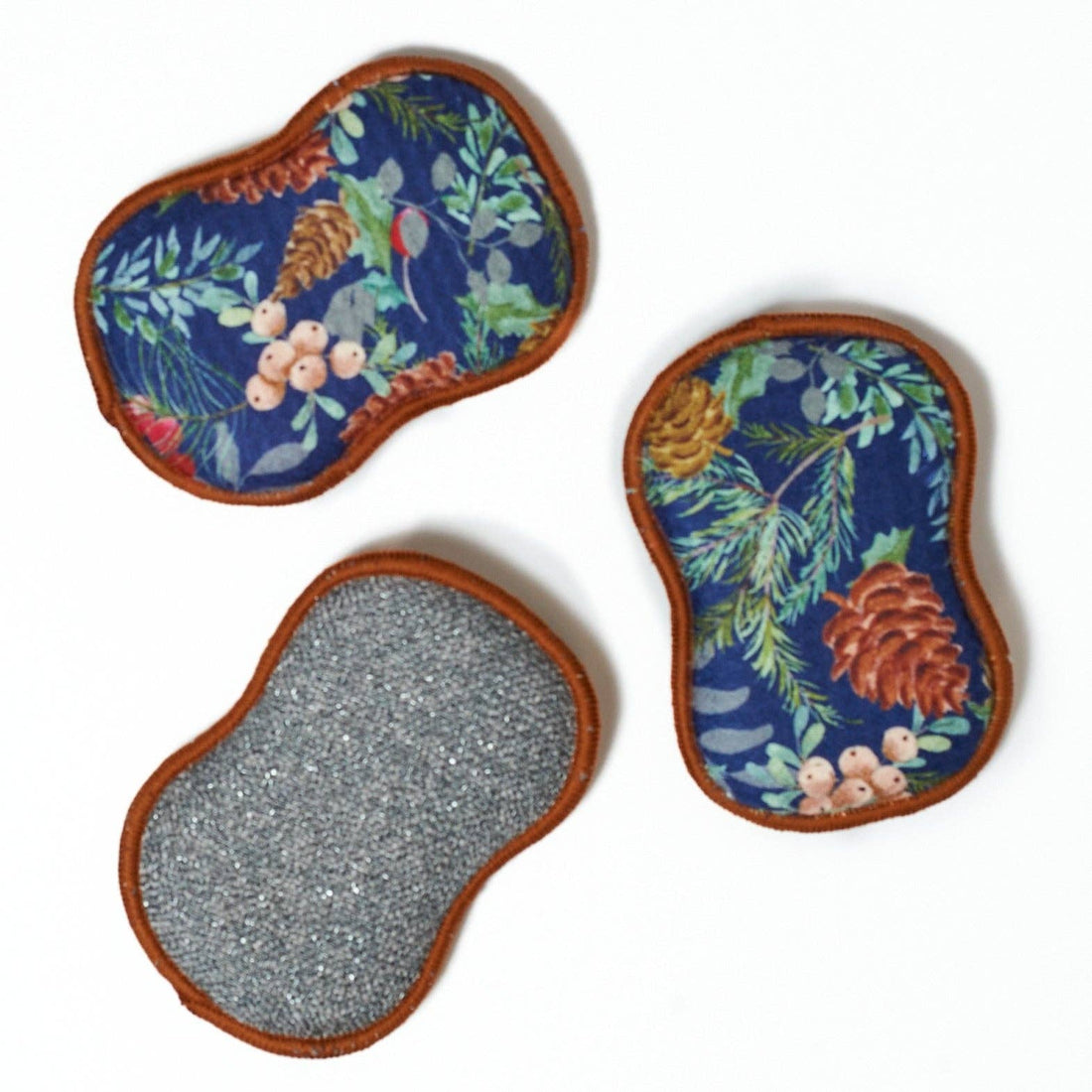 RE:usable Sponges (Set of 3) - Festive Pine: Blue