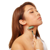 Mint Green Tea Jade Crystal Facial Roller