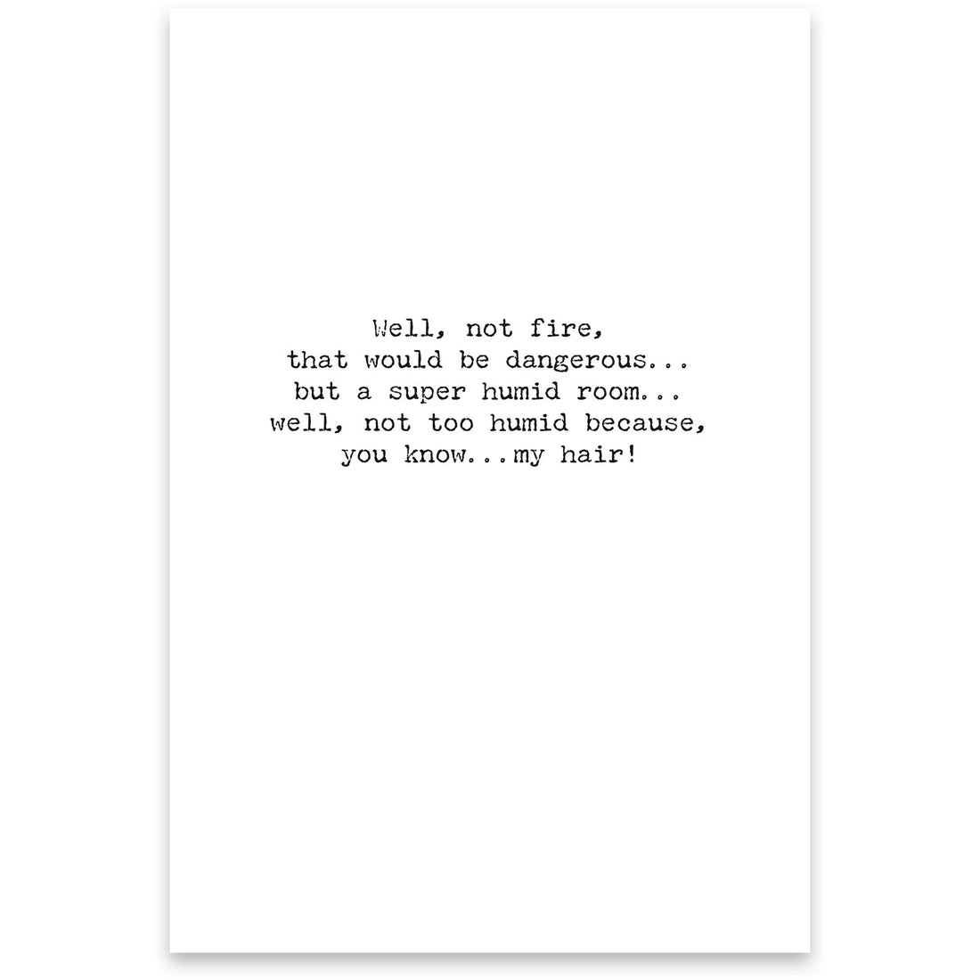 Walk Through Fire Greeting Card