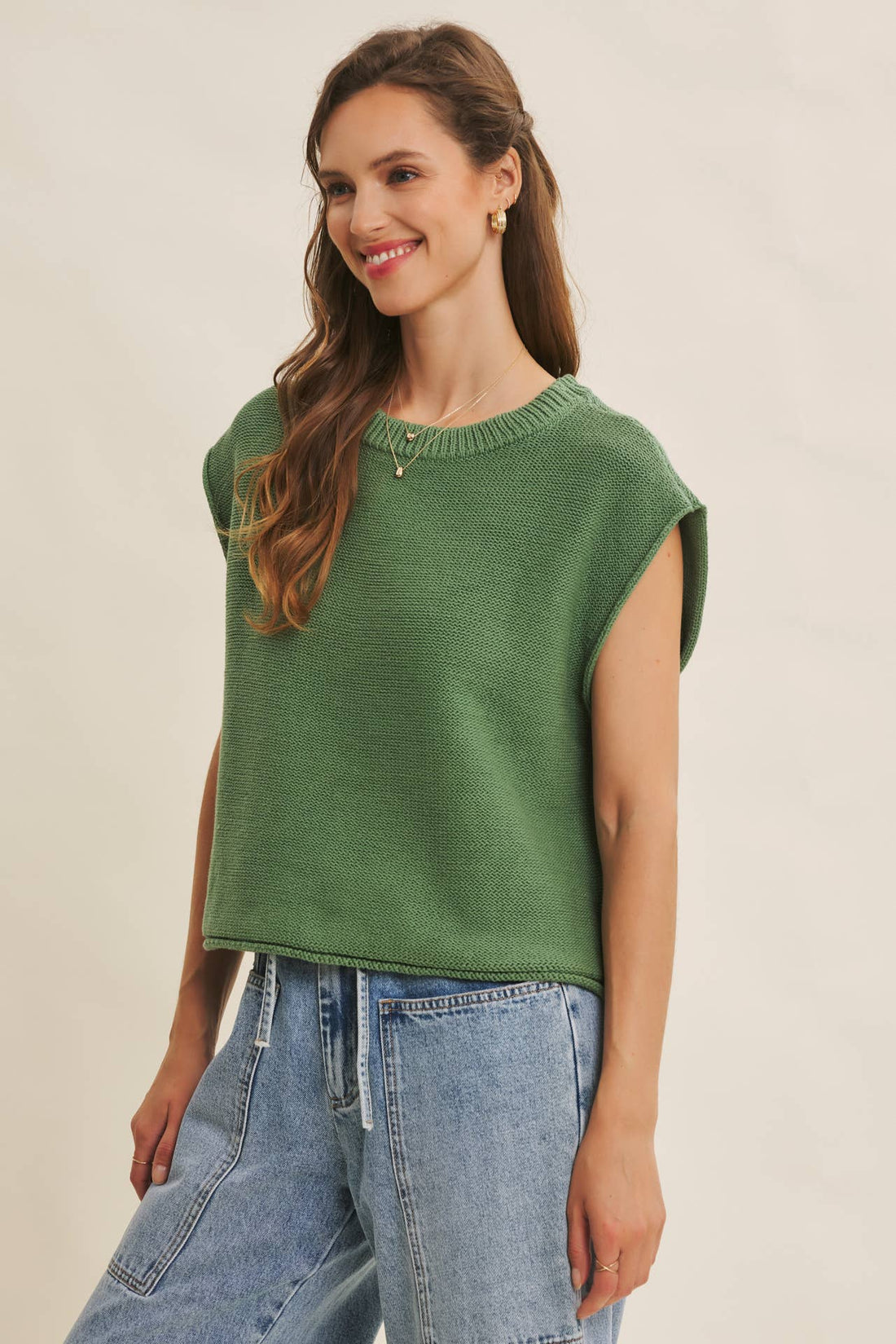 Sweater Vest - Green