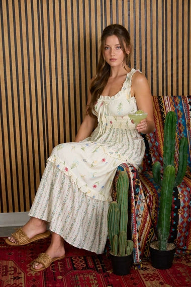 Cottage Garden Midi Dress