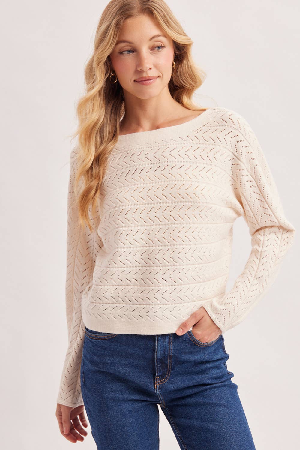 Woven Waves Sweater