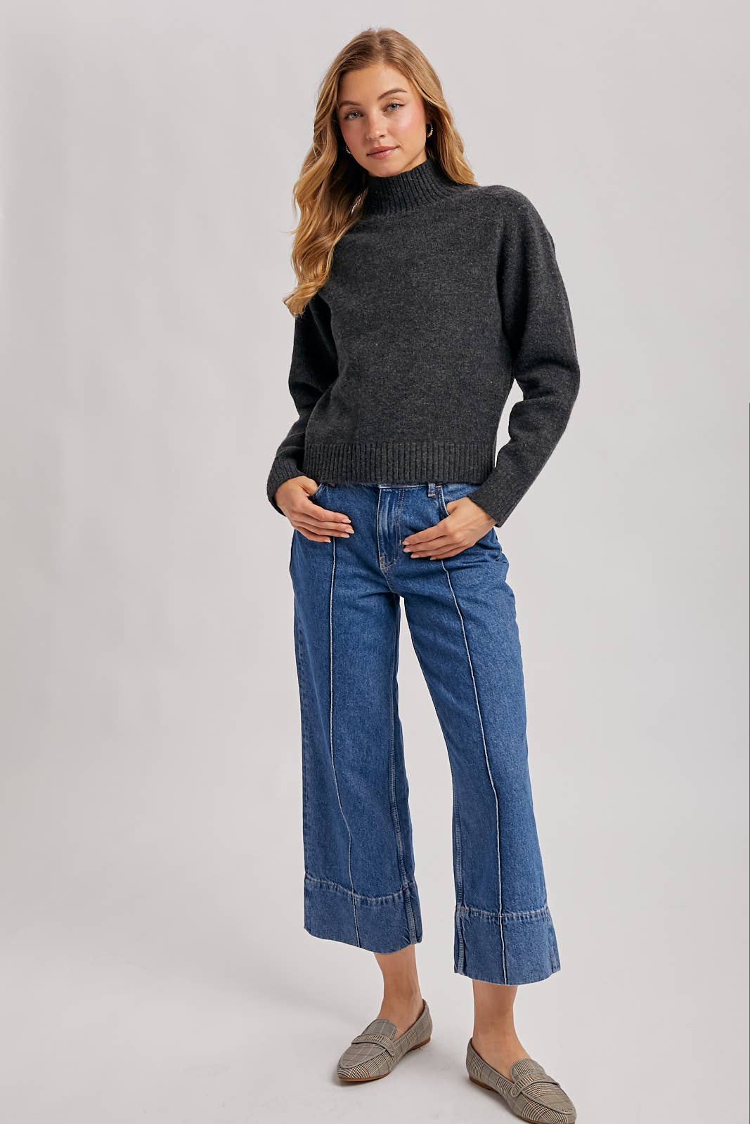 Moonlit Charcoal Sweater
