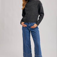 Moonlit Charcoal Sweater