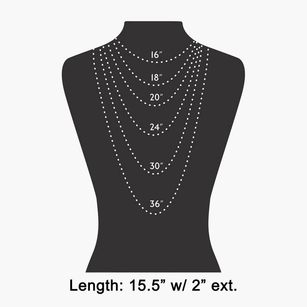 Chunky Chain Crystal Pendant Toggle Necklace