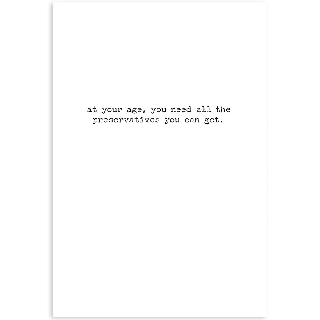 Natural Foods Greeting Card