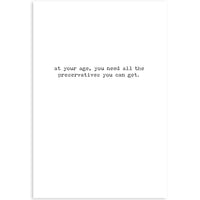 Natural Foods Greeting Card