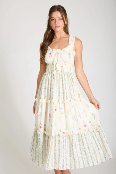 Cottage Garden Midi Dress