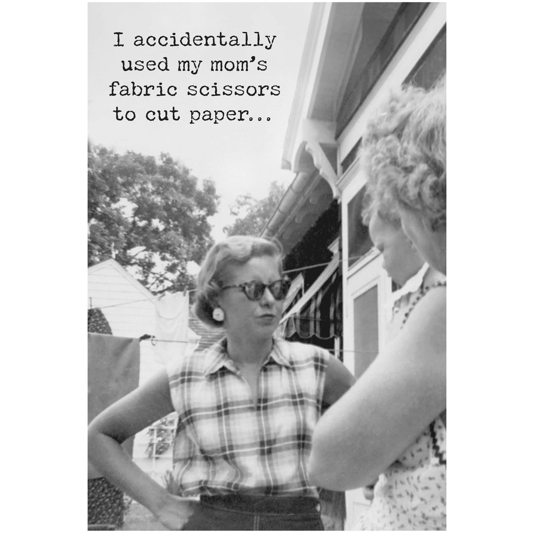 Scissors Greeting Card