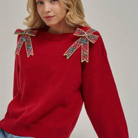 Mistletoe & Bows Sweater