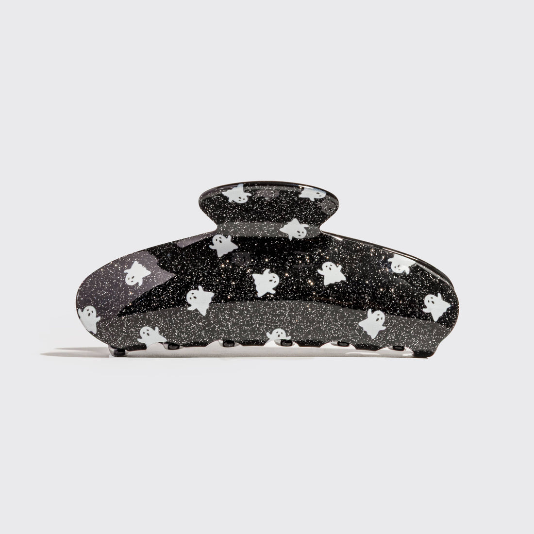 Recycled Plastic Glitter Claw Clip - Ghosts
