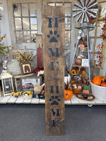 Home + Welcome Double-Sided Board
