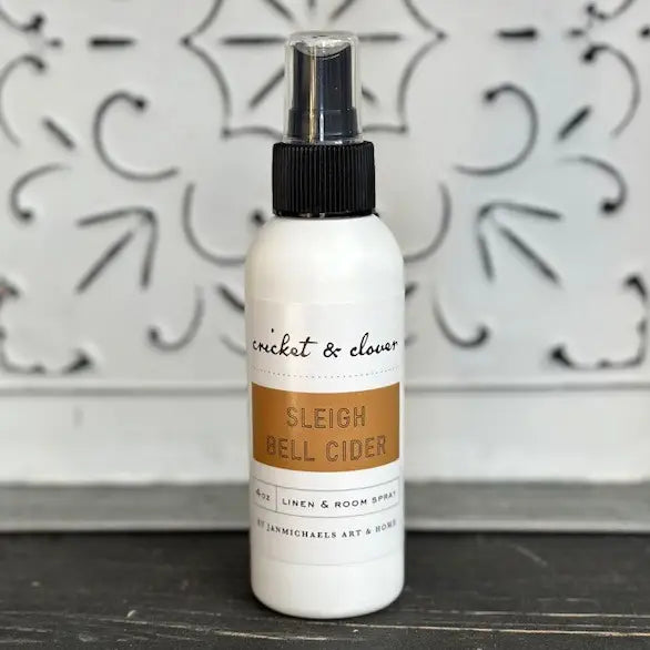 Sleigh Bell Cider Linen & Room Spray by Cricket & Clover