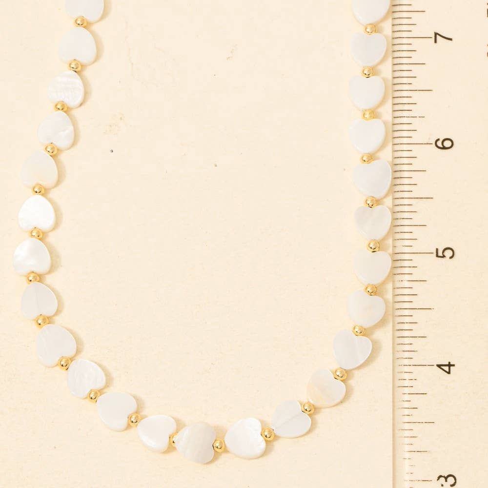 Multi Heart Beaded Necklace
