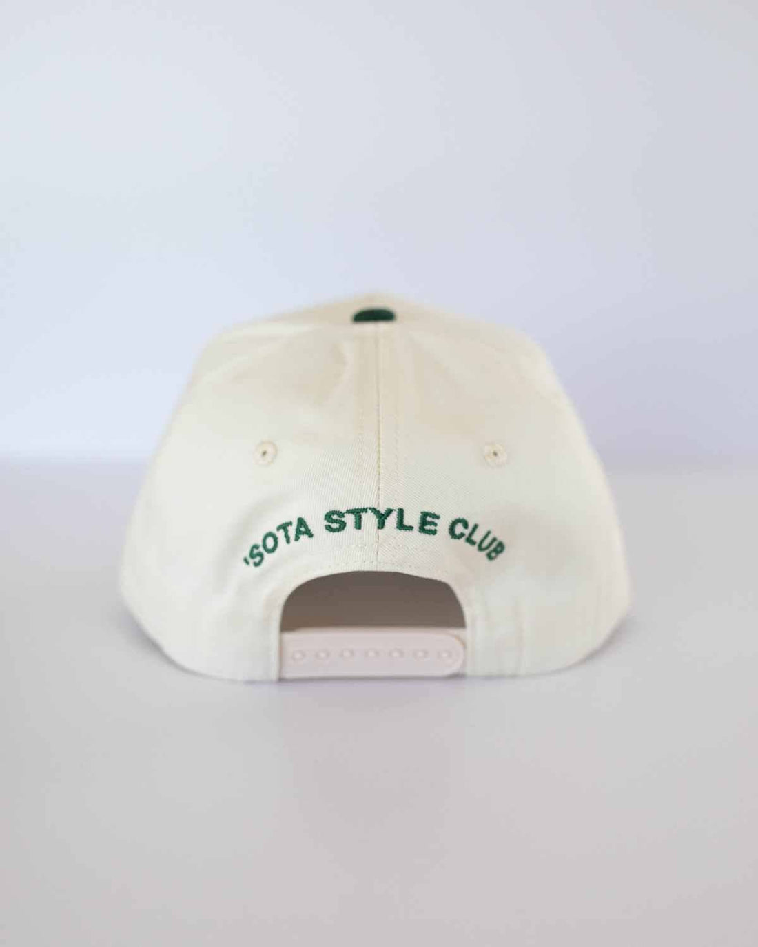 OPE Hat - Dark Green & Cream