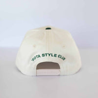 OPE Hat - Dark Green & Cream