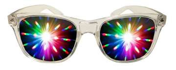 Plastic 3D Fireworks Diffraction Glasses