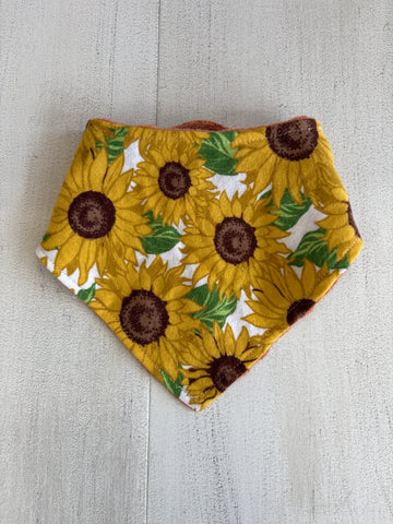 Sunflowers Baby Bib Bandana