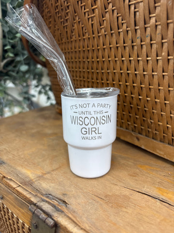 Wisconsin Girl Shot Glass