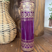 Bohemian Henna Style Vase (multiple color options)
