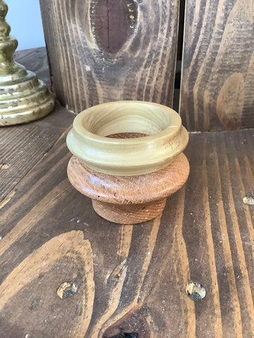 Small Wooden Bowl - Bicolor