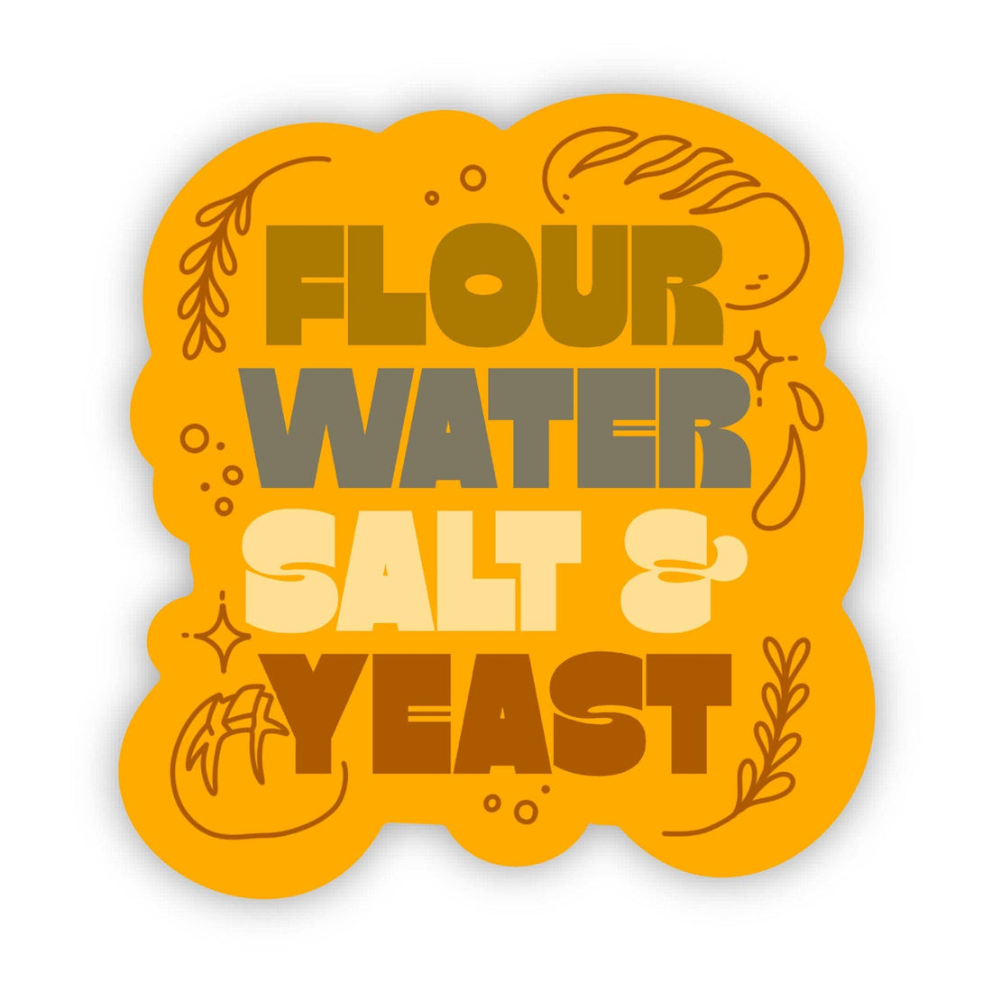 Flour Water Salt & Yeast Sticker