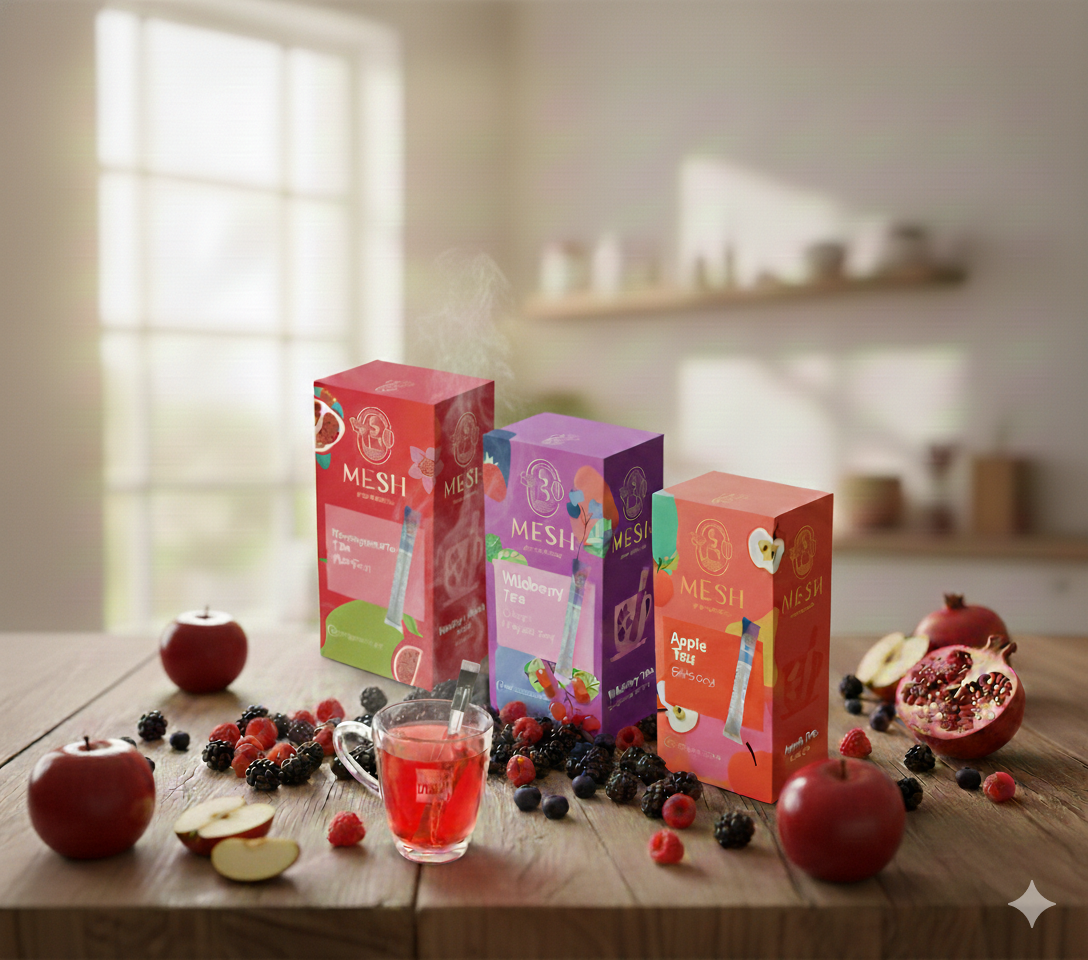 Fruit Tea Mesh Sticks - Apple