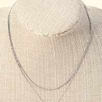 Layered Crystal Stud Pendant Necklace
