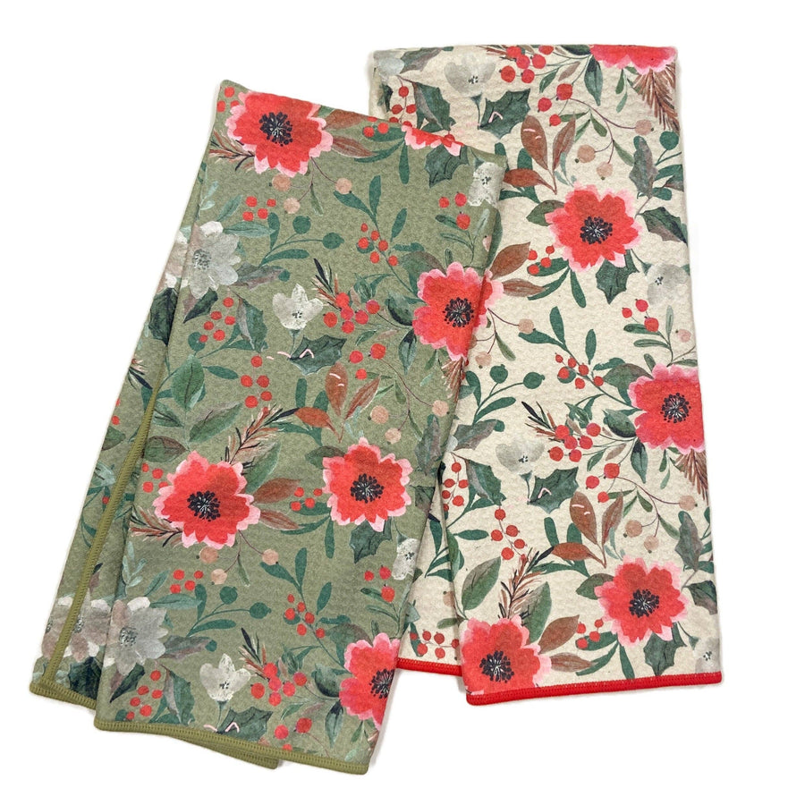 Anywhere Towel - Flora: Cream