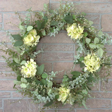 Garden Hydrangea Wreath