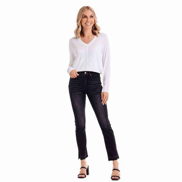 Nico Release Hem Jeans - Black
