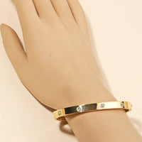 Rhinestone Bangle Bracelet