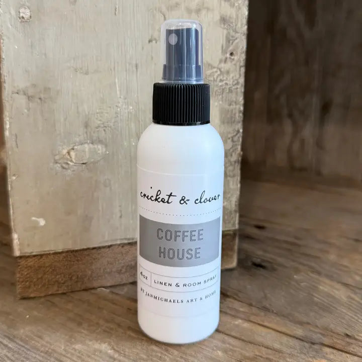 Coffee House Linen & Room Spray by Cricket & Clover