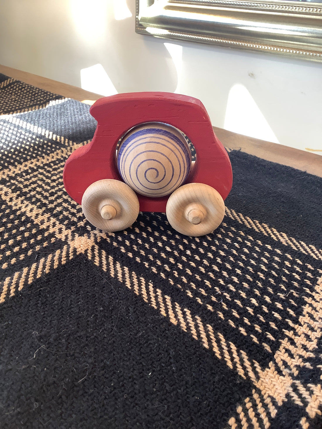 Toy Car With Rolling Ball